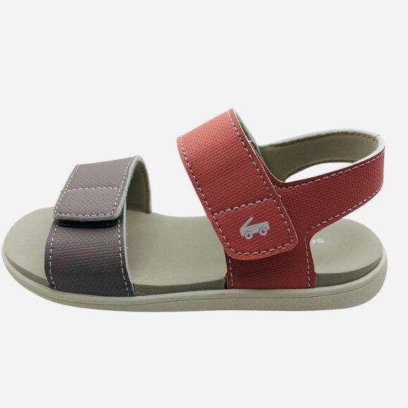 Toddler Girls Pink & Mauve Sandals Open Toe Hook & Loop Lightweight Size 11 New - Picture 3 of 6